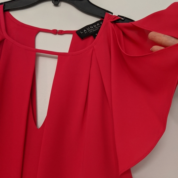 Laundry by Shelli Segal Dress Bright Rose - Picture 6 of 8